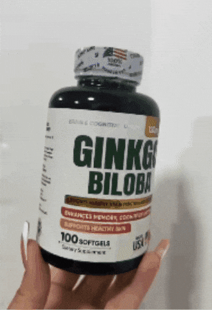 Ginkgo Biloba X 100 Capsulas Mejor circulación + Concentración Mental